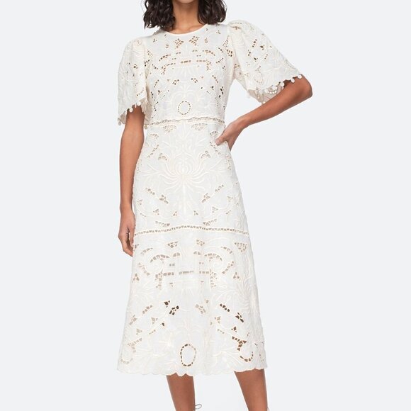 Sea Blaire Organic Cotton Midi Dress - Picture 4 of 6